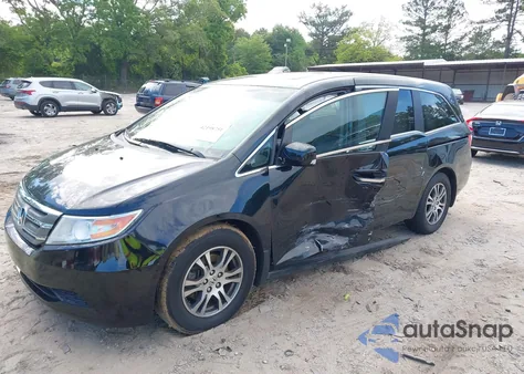 2012 Honda Odyssey Ex-L из США, поврежденный, VIN 5FNRL5H63CB088231